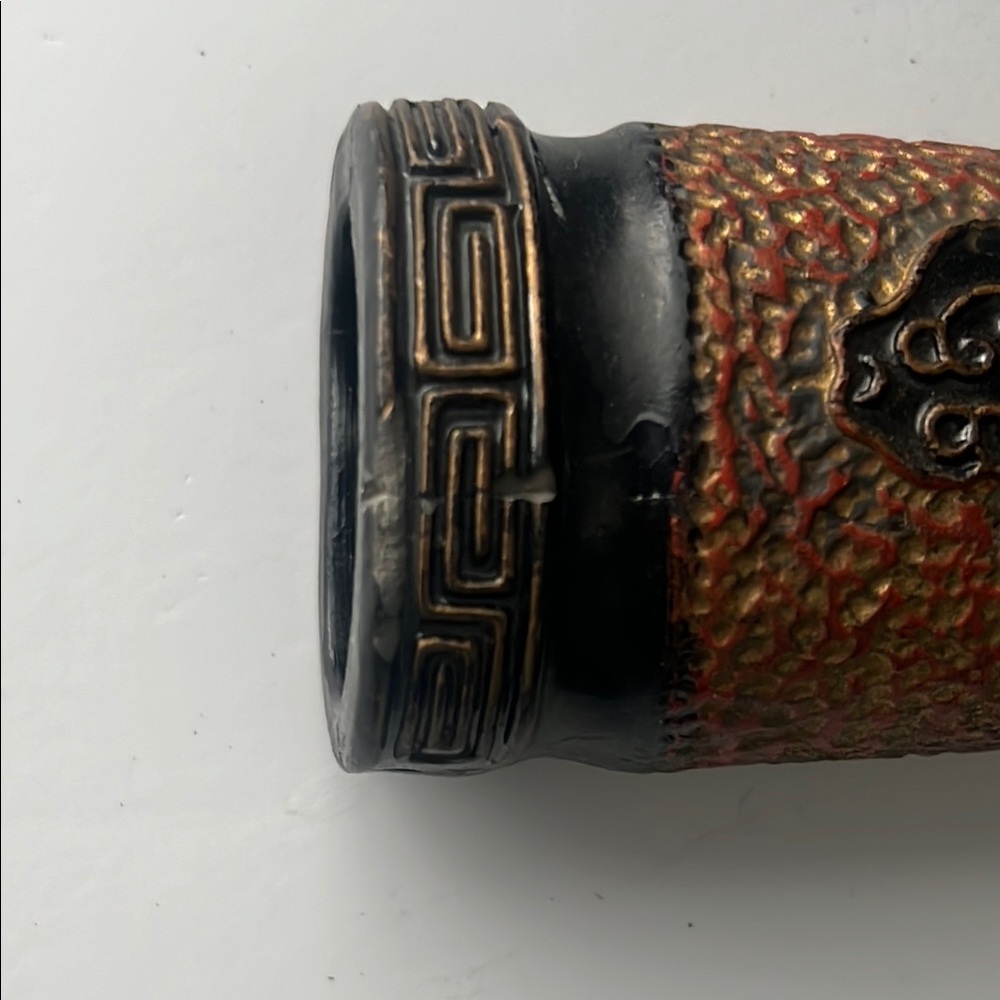 Textured Wall Sconces with Black Dragon Design - Picture 11 of 11
